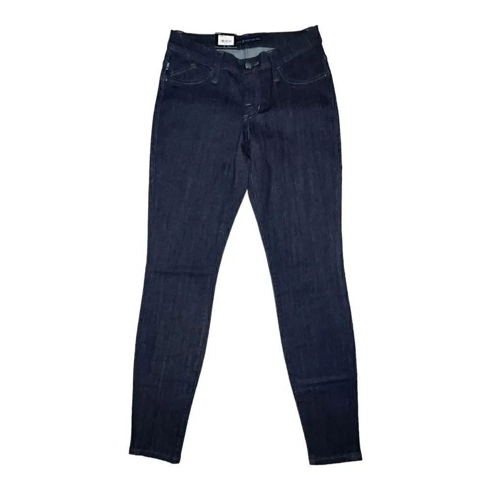 Rock & Republic Womens Denim Kashmiere Midrise Skinny Jeans 2M New